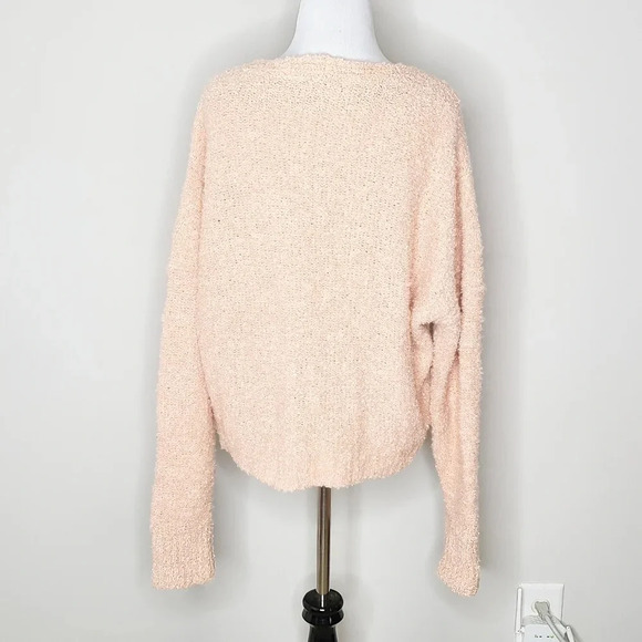 New Free People Finders Keepers Peach Sweater XS - Picture 3 of 8